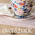 thumbnail image 6 of over&back 18x108 Washed 100% Linen Table Runner - Washable Table Runners for a Custom Home Decor Tablescape - Perfect for Coffee Table, Dinner Table, Living Room, and More - Pink, 6 of 9