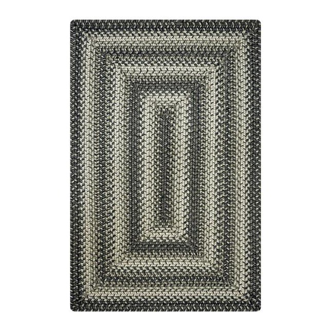 Homespice Décor 792082 15 x 15 Po. Tricot Rond en Galets - Gris Foncé