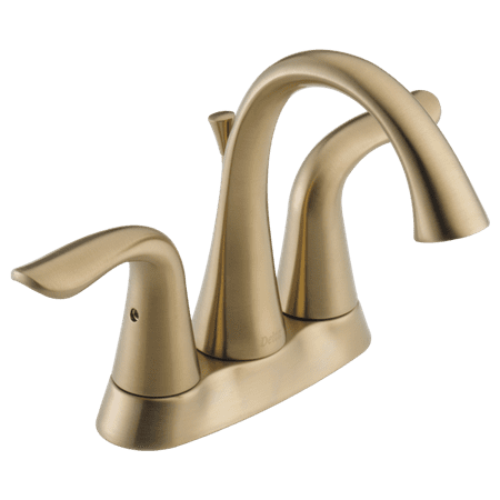 Delta Faucet 2538-MPU-DST Lahara Centerset Bathroom Faucet with Pop-Up Drain Assembly - - Champagne Bronze