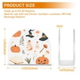 thumbnail image 4 of Yayeee Napkin Holder for Table Kitchen Paper Tissue Organization, White Halloween Pumpkin, 4 of 8