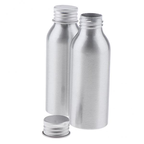 Yinanstore 10X Aluminum Bottle Refillabe Storage Container for Outdoor Camping 100ml