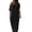 Black, variant on Women's Off The Shoulder Dress Batwing Short Sleeve Casual Loose Flowy Maxi Dress Oversized T-Shirt Long Dress Y2K, M