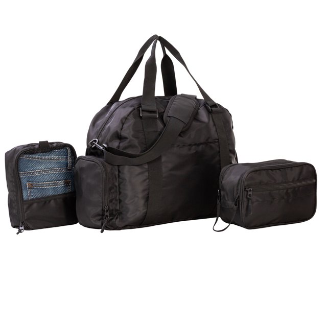 Jetstream® Ensemble de Sacs de Voyage 3 pièces – Sac Weekender, Trousse de Toilette et Cube de Rangement pour un voyage organisé et pratique