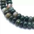 thumbnail image 3 of K-KED Natural Indian Agate Rondelle Beads Smooth Gemstone Loose Spacer 4x6mm 15", 3 of 3