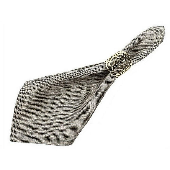 Fennco Styles Classic Heavy Denier Coaster Cocktail Napkin,Set of 4 - 100% Linen (9"x9")