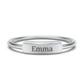 thumbnail image 1 of Bague à Barres Engravable, 1 of 5