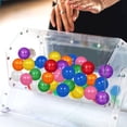 thumbnail image 4 of 25 Pcs Raffle Balls Plastic Hollow Balls Colored Party Game Balls Entertainment Balls For Table Activity, 4 of 5