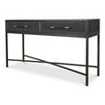 thumbnail image 2 of Moe's Home Collection Mako Console Table Faux Leather Black, 2 of 10