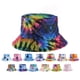 thumbnail image 2 of Sombrero de pescador plegable de doble cara para hombre y mujer, gorra de pescador con degradado de doble cara, Hip Hop, protector solar, algodón, plano, pareja, Verano Fivean unisex, 2 of 2