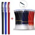 thumbnail image 4 of Juego de 25 bolígrafos de gel, bolígrafo neutro, escritura suave, secado rápido, 0,5 mm, color negro, azul y rojo, recambio reemplazable, material de papelería escolar, 4 of 5