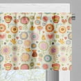 thumbnail image 3 of Ambesonne Retro Window Valance, Flowers Singing Birds, 54" X 12", Multicolor, 3 of 5