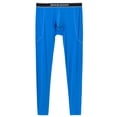 thumbnail image 5 of TANBOM Men's Bamboo Viscose Thermal Pants Comfortable Warm Stylish Elasticity Breathability Blue M, 5 of 6
