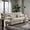 Beige, variant on Spaco Cloud Couch 2-Seater Chenille Sofa, Ultra-Soft Living Room Sofa with Lumbar & Throw Pillows, Deep Seat Cloud-Like Comfort, Pink