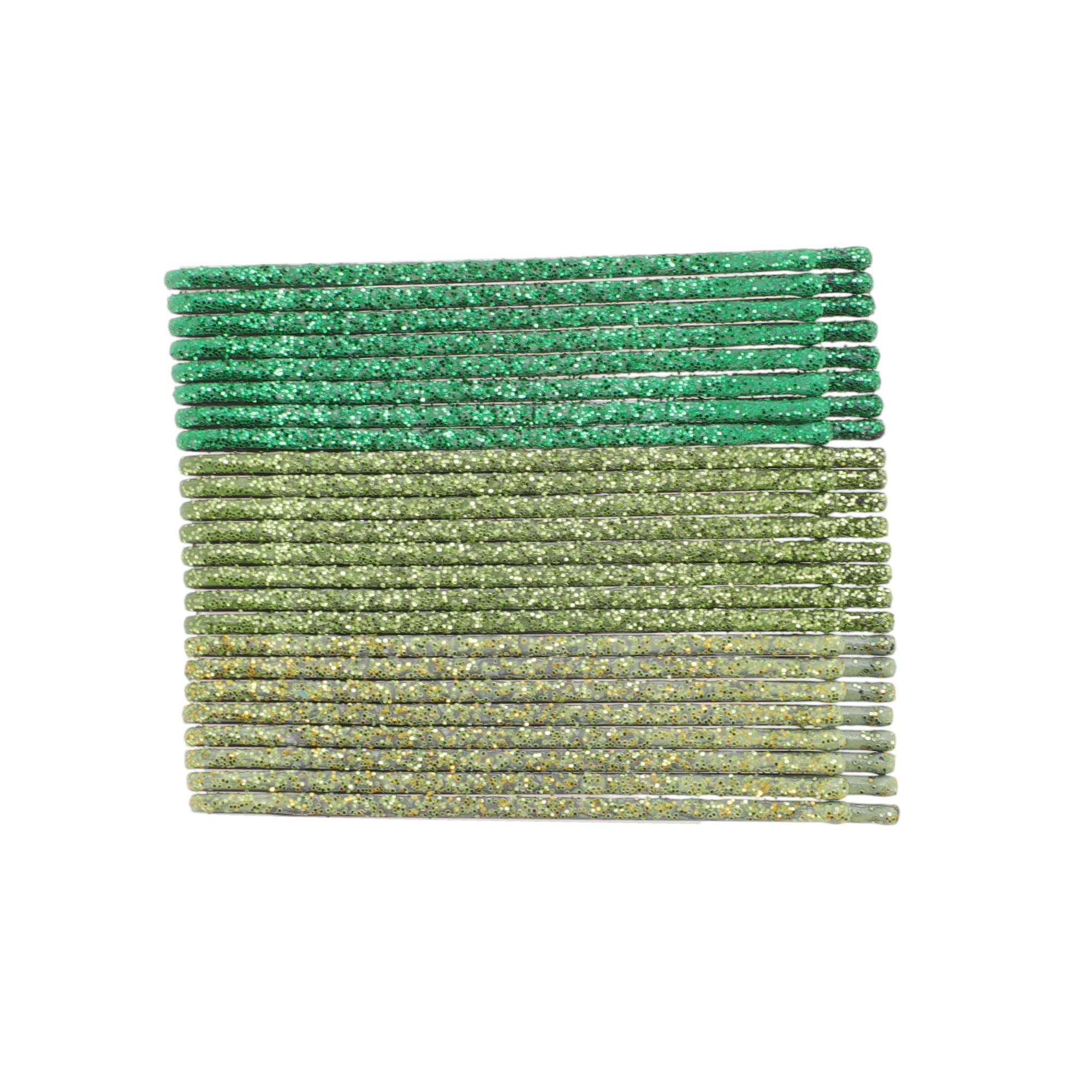 Unique Bargains 24Pcs Grace Hair Clips Hairdo Clip Set Green