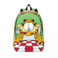 thumbnail image 1 of Garfields Cat Funny Meme Canvas Backpacks for Men Women Water Resistant School College Cartoon Comic Bag Printing Bookbag, 1 of 7