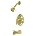 thumbnail image 2 of Kingston Brass KB2632KL Robinet d'Équilibre de Pression & Robinet de Douche - Laiton Poli, 2 of 4