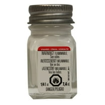 Testors Enamel Paint, .25 oz., Gloss White