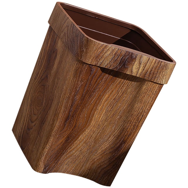 unbranded De Residuos De Plástico Color Café Con Acabado Madera Ideal Para Cocina