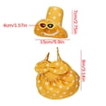 thumbnail image 4 of AZXY 7 Inch Desk Goose Outfits, Summer Goose Clothes Dress with Hat for 7‑Inch Small Table Duck Goose Statue, Holiday Goose Clothing for Indoor Desk Office Tabletop Garden Decoration, 4 of 8
