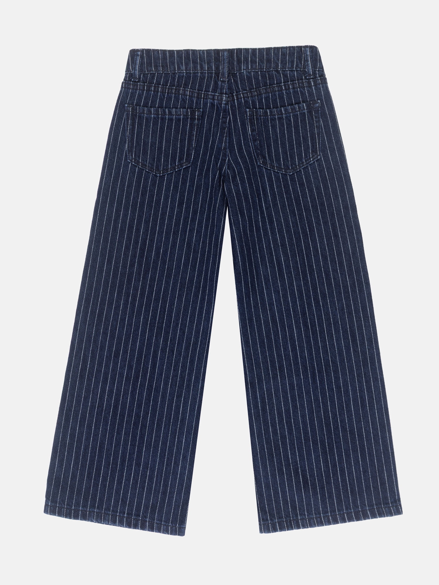 Wonder Nation Girls Crossover Waist Wide Leg Jeans, Sizes 5-18