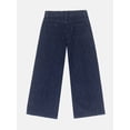 thumbnail image 4 of Wonder Nation Girls Crossover Waist Wide Leg Jeans, Sizes 5-18, 4 of 5