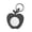 Black-Apple, variant on Wearproof for Case with Keychain Decorative Cover for Cellphone Anti-lost Tracker Buckle Part