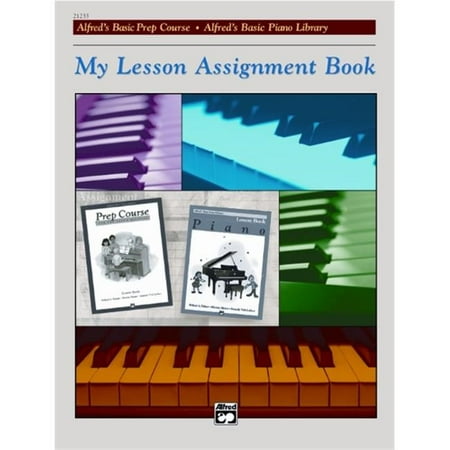 Alfred 00-21233 My Lesson Assignment Book - Music Book