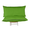 thumbnail image 1 of Vargottam Indoor/Outdoor Polyester Fabric Lumbar Pillow With Insert, All-Weather Waterproof Decorative Throw Pillow for Patio Furniture-Set of 2 - Green, 1 of 7