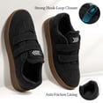 thumbnail image 4 of Ecetana Walking Shoes for Women Casual Shoes with Lace-Up Suede Low-Top Sneakers, 4 of 5
