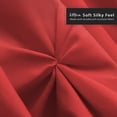 thumbnail image 5 of Nestl 14" Tailored Pinch Pleated Bed Skirt - Hotel Luxury Double Brushed Microfiber Pintuck Decorative Dust Ruffle, King, Cherry Red, 5 of 9