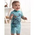 thumbnail image 2 of Gerber Baby Boy Rompers, 2-Pack, (Newborn - 24 Months), 2 of 9