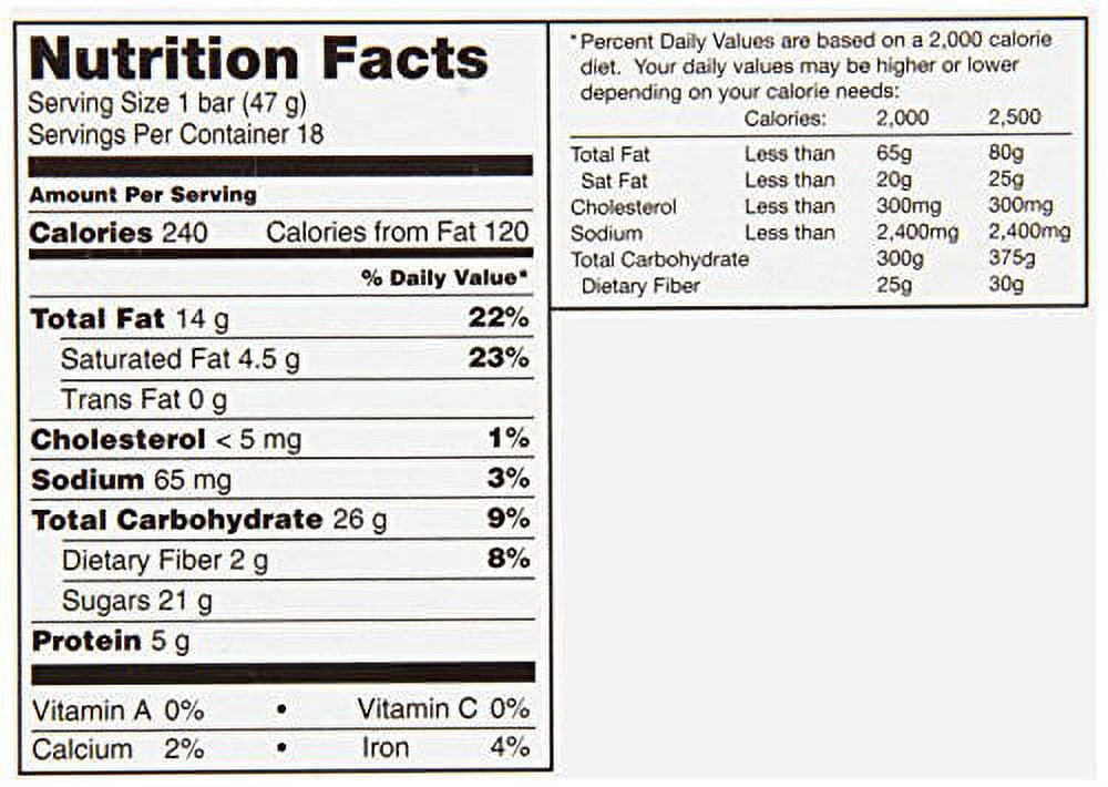 REESE'S NUTRAGEOUS Bar, 1.66 oz, 18 Count