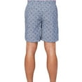 thumbnail image 2 of IZOD Men's Saltwater Stretch 9.5" Chino Printed Shorts, Bijou Blue, Medium, 2 of 2