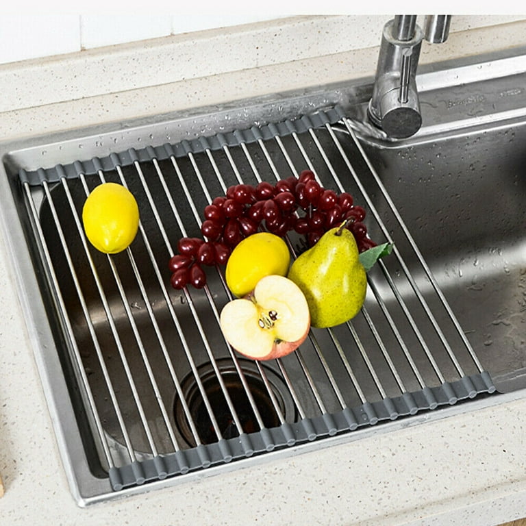 Roll Up Dish Drying Rack Over Sink Multipurpose Silicone Dish Drying Mat  Extra Large Gray Y200429248h From Maxing6, $31.31
