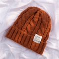 thumbnail image 4 of Gorro de punto de Hip Hop para mujer, gorros térmicos Unisex Y2K, gorros de lana para parejas, gorro grueso y cálido a la moda para mujer, 1 unidad, 4 of 5