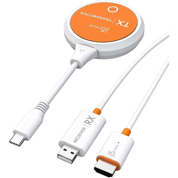 Transmisor y receptor de pantalla inalámbrico j5create JVAW62