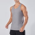 thumbnail image 2 of Fgnfyis Men's Athletic Tank Tops for Summer Sports Fitness Quick Drying Breathable Sleeveless T-Shirt Vest for Basketball Running Outdoor Training Mens Tops Grey S, 2 of 6