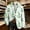(Casual 17)Mint Green, variant on Mens Fashion Jackets Winter Outerwear Casual St. Patrick's Day Print Button Long Sleeve Outer Tops