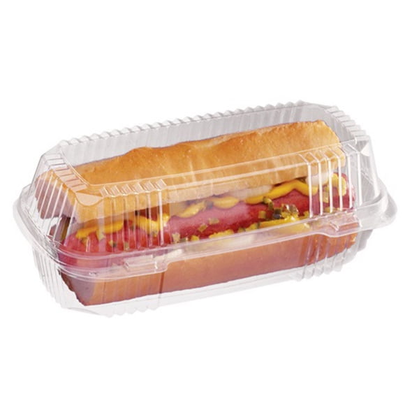 Pactiv Clearview Smartlock OPS Plastic Food Container Clear, 27 oz
