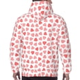 thumbnail image 5 of Hoodies for Men - Pink Hearts1 Long Sleeve Comfrt Men'S Fashion Hoodies & Sweatshirts, Sweatshirts for Men Hoodies Pullover Clothing Clothes with Pouch, 5 of 7