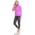 thumbnail image 6 of Women's Seamless Full Zipper Jacket with Hoodie and Thumb Holes, 6 of 6