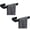 Matte Black, variant on Hand Towel Holder, Towel Ring - Thicken Stainless Steel Towel Holder for Bathroom Wall, 8" Rectangular Modern Design Hand Towel Bar, Contemporary Hand Towel Rack - Matte Black