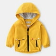 thumbnail image 2 of FYMNSI Toddler Windbreaker Jacket Boy Zip Up Hoodie Sweatshirts Baby Lightweight Hooded Rain Jackets 18-24 Months, 2 of 3