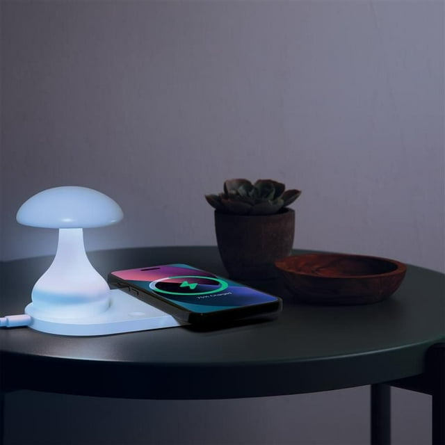 Chargeur sans fil Merkury Innovations avec lampe LED