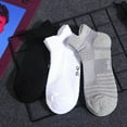 thumbnail image 4 of 5pcs Men Socks Thickening Short Socks for Sports Running Football Basketball, 4 of 9