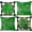 Green White1, variant on St Patricks Day Pillow Covers 18x18 Set of 4 Happy St Patricks Day Lucky Green Clovers Decor for Throw Pillows covers St Patricks Day Pillow covers Decor Couch Living room 80C