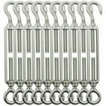 thumbnail image 1 of Tensioner Cable Hook M5 (Hook and Eye), Steel Wire Tensioner / Stainless Steel 304 Stainless Steel Cable Tensioner For Clothes Line, Steel Cable, Steel Rope - 10 Pieces -, 1 of 4