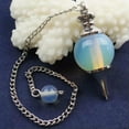 thumbnail image 6 of K-KED Wholesale Natural Mixed Gemstone Sphere Pendulum Pendant Crystal Healing-Black Agate, 6 of 9