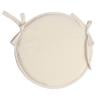 Dvkptbk Coussin de Siège Extérieur Intérieur Coussins de Chaise Intérieur Extérieur Coussins de Chaise Ronds avec Attaches, Coussins Ronds pour Chaises de Salle à Manger Coussin de Siège Rond Coussins de Chaise de Jardin Ensemble pour Meuble