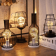 thumbnail image 5 of Lámpara con forma de vino tinto, lámpara Led, copa de vino, luz de mesa, lámpara de hierro forjado de Metal, decoración moderna para el hogar, 5 of 5